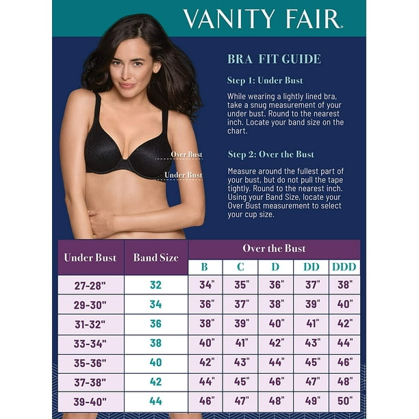 Vanity Fair Women's Beauty Back Full Figure Underwire Bra (76380), Rosy  Glow, 40DD 