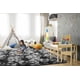 thumbnail image 4 of Alfombra TWINNIS, 244 x 305 cm, mullida, para interiores, color negro y gris, 4 of 9