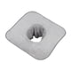 thumbnail image 5 of Protector de toalla para mesa de masajes jinwen gris claro, 5 of 8