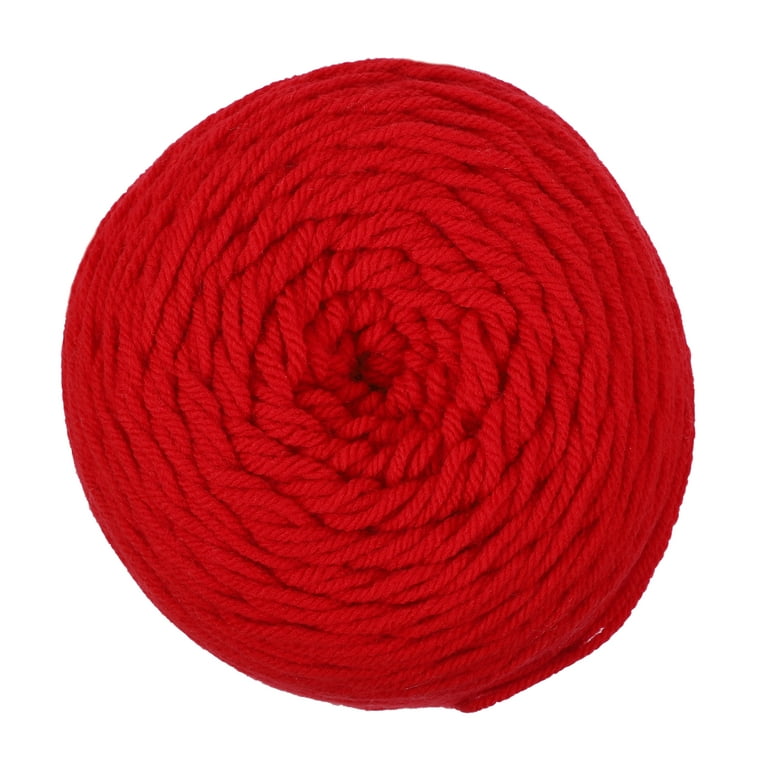 Mainstays Medium Acrylic Yarn Red, 14 Oz 798 Yards for Knitting