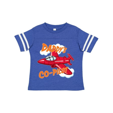 

Inktastic Daddys Co-Pilot for Fathers Day Gift Toddler Boy or Toddler Girl T-Shirt