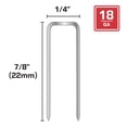 thumbnail image 3 of Corona Staples Powernail PS18087, calibre 18, 7/8 pulgadas y 1/4 pulgadas (5000), 3 of 3