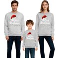 thumbnail image 4 of RXMEKW Chandail à Capuche Imprimé de Noël pour Femmes et Enfants, Ensemble de Chemise à Manches Longues et Col Rond Assorti pour Photos de Vacances et Tenue Décontractée, 4 of 7