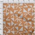 thumbnail image 3 of oneOone Georgette Viscose Light Peach Fabric Geometric Dress Material Fabric Print Fabric By The Yard 42 Inch Wide, 3 of 4