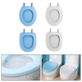 thumbnail image 5 of ZHIMAO O/U Shape White Toilet Seat, Soft Close Top Fixed Toilet Seat Cover Bathroom White O-type, 5 of 9
