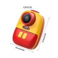 thumbnail image 2 of D10 Impresora fotográfica con cámara instantánea 1080P HD Mini cámara digital para niños con luz de Abanopi Cámara, 2 of 7