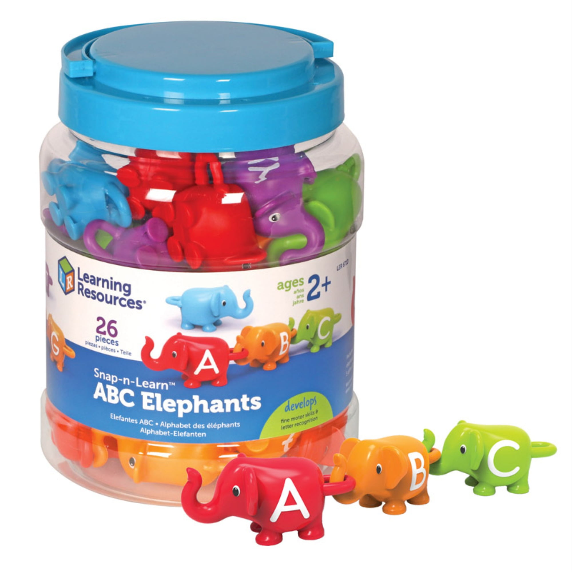 Learning Resources Snap-n-Learn Llamas Early Alphabet Recognition Fine Motor Toy Early ABCs Ages 18 mos+ 