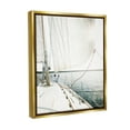thumbnail image 4 of Stupell Industries Nautical Boat Mast View Transportation Photography Gold Floater Framed Canvas Art Print Wall Art, 17 x 21, 4 of 10