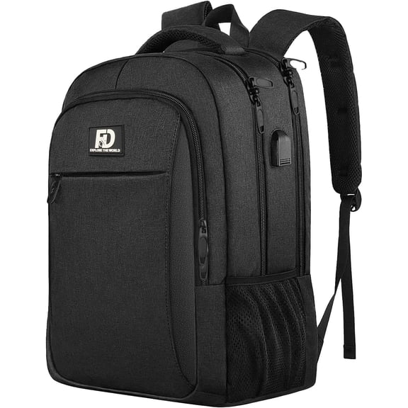 Large Travel Laptop Backpack, Business Anti Theft Slim Sturdy18Inch Backpack