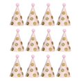 thumbnail image 1 of Sombreros para fiesta de cumpleaños - Kit de celebración divertido de 12 sombreros de fiesta con forma de cono de feliz cumpleaños para fiesta de cumpleaños infantil, 1 of 5