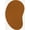 Dark Ochare, variant on ENIGMA RUGS AND CARPETS Hand Tufted Cream Kidney Shaped Wool Area Rug 2 x 3 FT Soft Plush Modern Organic Indoor Carpet for Living Room Bedroom Nursery Home Décor
