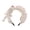 White, variant on Gothic Headband with Skeleton Design for Women, Soft Pleated Hair Band, Ruffled Mesh Headdress for Lolita Cosplay And Halloween Party Accessories