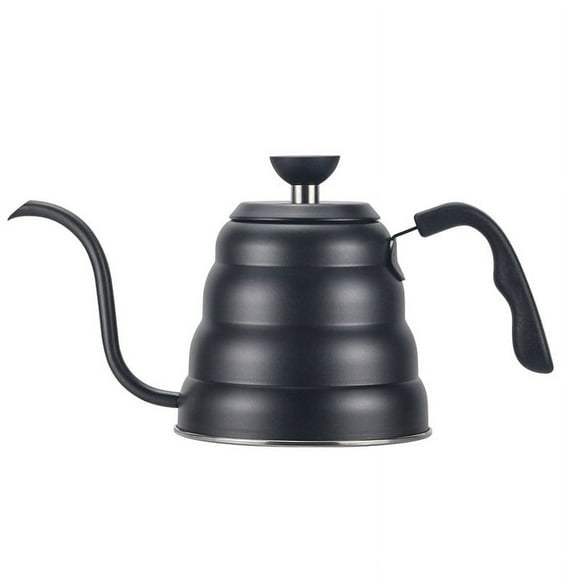 Cafetera de mano para exteriores, olla de acero inoxidable para nubes, olla para acampar con agua hirviendo, cafetera de mano