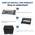 thumbnail image 7 of TN660 Toner for Brother TN660 TN630 Black Toner Cartridge HL-2240D MFC-7240 Printer, 7 of 7