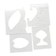 thumbnail image 2 of Plantilla de acolchado de 4 piezas, regla de acolchado transparente multifuncional duradera para máquina de coser de acolchado de bricolaje diseños de Sunnimix Plantilla de acolchado, 2 of 8