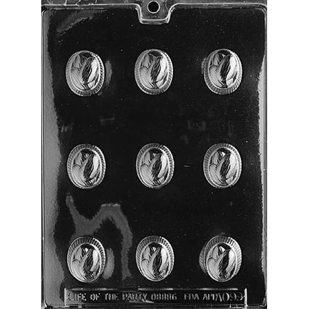 

Candyland Crafts Filled With Almonds Chocolate Candy Soap Mold | Molding Chocolate Soap or Plaster - Food Safe Plastic Cake Decoration - AO099 - (5 Pack)