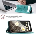 thumbnail image 4 of Compatible with Google Pixel 7A Classic Embossed PU Leather Case with Card Holder Shockproof Cover, 4 of 5
