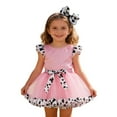 thumbnail image 3 of WOYY Toddler Girls Cow Print Tutu Skirt Party Layered Tulle Skirt with Headband, Sizes 2-4, 3 of 3