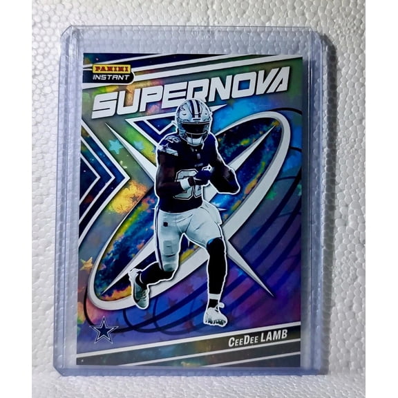 CeeDee Lamb 2023 Panini NFL #16 Supernova Football Card Dallas Cowboys 1/481