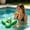 Green-GN, variant on MMJ Drink Dispenser Inflatable Cup Holder Palm Tree Cactus 9.4x7.9x7.9in Pool Floatie for Summer