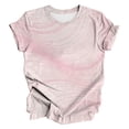 thumbnail image 4 of MEICHEN Tops for Women Plus Size Short Sleeve Crew Neck Swing Flare Loose T Shirt Blouses Summer Clothing, 4 of 4