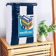 thumbnail image 3 of Utopia Towels Pack of 4 Cabana Beach Towels, Oversized 30 x 60 Inches Cotton Beach Towel Set, Smooth Ring Spun Texture for Pool and Swim Days, Modern Striped Design Bath Towels, Navy, 3 of 7