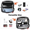 thumbnail image 6 of Ice Hockey Charger Organizer Hard Drive Bag Cable Cord Organizer Small Storage Pouch Oxford Fabric Waterproof Electronic Digital Accessories Travel Case 5.9x9.44x3.14 in., 6 of 6