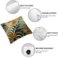thumbnail image 4 of Nawypu  Boho Tropical Leaves Throw Pillows Covers,Geometric Abstract Decorative Throw Pillow Cases  Square Pillowcases Set of 2 for Home Decor Living Room Sofa Bedroom Outdoor, 4 of 6