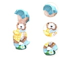 thumbnail image 3 of Figura de conejo de Pascua, estatua de conejo, bonita estatua de dibujos animados para jardín, regalo de Pascua para dormitorio, estante para césped, Conejo macho, 3 of 9
