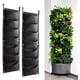 thumbnail image 1 of Paquete de 2 bolsas para macetas de pared, 7 bolsillos para colgar en la pared, para exteriores, jardinería interior, bolsas para macetas verdes verticales, 2 uds., 7 bolsillos Xemadio QH-232, 1 of 6