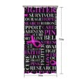 thumbnail image 5 of Breast Cancer Shower Curtain 36"x72" ,Bathroom Decorative Shower Curtains Set with 12 Hooks,Modern Waterproof Washable Shower Curtain, 5 of 6