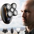 thumbnail image 3 of yeacher Shaving head artifact self-shaving men's special razor five-blade electric shaver rechargeable shaving head machine RQ6900 Gold (Five in One), 3 of 6