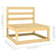 thumbnail image 4 of vidaXL 13 Piece Garden Lounge Set Solid Pinewood, 4 of 5