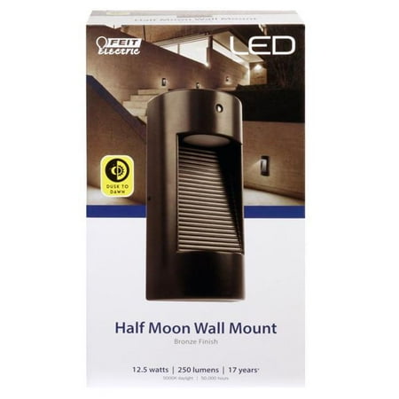 

Feit Electric 3010217 Dusk to Dawn Hardwired LED Bronze Security Light