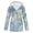 Blue#2, variant on GaThRRgYP Hooded Ladies Autumn Winter Outerwear Jacket,Ladies' Fashionable Printed and Sunscreen Outdoor Sportswear Jacket Long Sleeved Hooded Casual Jacket White S