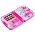 thumbnail image 3 of Portable Sewing Kit Mini Travel Box Sewing Tools DIY Kits Needle Home Essentials (Random Color), 3 of 7