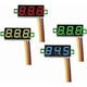thumbnail image 1 of 4Pcs Mini Voltmeter, ,Digital DC Voltmeter 0.28 Inch, Panel 0-100V DC 3 Wires Voltage Tester LED Display, 1 of 5