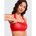 thumbnail image 4 of Top corto halter Butterluxe CRZ YOGA rojo profundo XL, 4 of 5