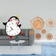 thumbnail image 2 of Reloj de pared,Reloj de pared silencioso y decorativo que no hace tictac,Reloj de pared silencioso de pingüino pequeño Reloj de madera,Manualidades de pared,Decoración para colgar en la, 2 of 8