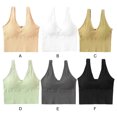 thumbnail image 2 of Guardurnaity Sujetador deportivo sin costuras, suave y elástico para mujer. Ropa interior femenina ligera y cómoda. Ropa interior Blanco, 2 of 6