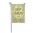 thumbnail image 1 of SIDONKU Colorful Black Keep Calm and Be Hippie Bliss Color Creased Crown Crumpled Garden Flag Decorative Flag House Banner 12x18 inch, 1 of 1
