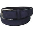 thumbnail image 2 of Tasso Elba Mens Faux Suede Belt, Blue, Medium, 2 of 3