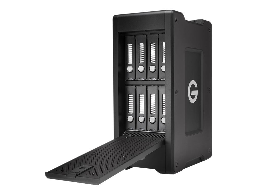 G-Technology G-SPEED Shuttle XL GSPSXTH3NB800008BBB - Hard drive array - 80  TB - 8 bays - HDD 10 TB x 8 - Thunderbolt 3 (external)