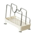 thumbnail image 2 of Kuntesetty Pot Lid Organizer,Pots Pans Organizer for Cabinet,Stainless Steel Holder Rack for Pots and Pans,Cutting Boards Baking Sheets white silvery, 2 of 9