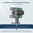 thumbnail image 4 of FANAUE Anti-theft Motorcycle Phone Mount with Vibration Dampener for Bicycle/ATV/UTV/Scooter Handlebar,Compatible with RAM Mounts B size Phone Holder for 5.5-7'' Smartphone, 4 of 9