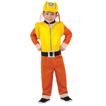 Paw Patrol: Rubble Classic Toddler Halloween Costume, 2T-4T