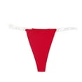 thumbnail image 2 of HUPOM Period Panties Underwear For Women In Clothing High Waist Leisure Tie Drop Waist Red S, 2 of 5
