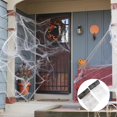 thumbnail image 3 of 2 Rolls Spider Web Tulle Creative Halloween Tulle Delicate Halloween Gauze, 3 of 3