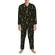 thumbnail image 3 of Fotbe Paris Romantic Pijama de Hombre con Estampado de Manga Larga, Conjunto de 2 Piezas, Ropa de Dormir Suave y Cómoda con Bolsillos-XX-Large, 3 of 7