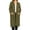 Olive, variant on Moa Collection Women's Plus Size Long Sleeve Open Midi Cardigan, Female